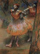 Edgar Degas Two Dancers_j Sweden oil painting reproduction